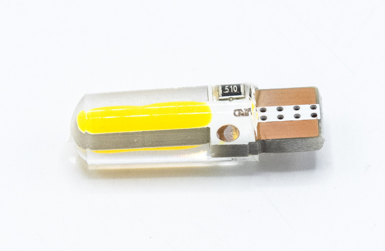 Габарит LED T10 #32 - COB DZ20 12v / колір Жовтий