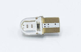 Габарит LED T10 #37 - COB type-B SHORT 12V / колір Синій