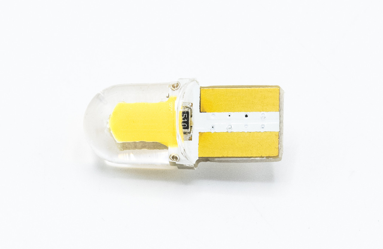 Габарит LED T10 #40 - COB type-B SHORT 12V / колір Жовтий