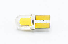 Габарит LED T10 #40 - COB type-B SHORT 12V / колір Жовтий