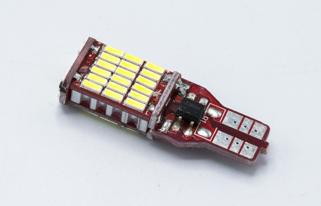 Габарит LED T10/T15 #64 - 4014 - 45SMD (CAN BUS) / Білий