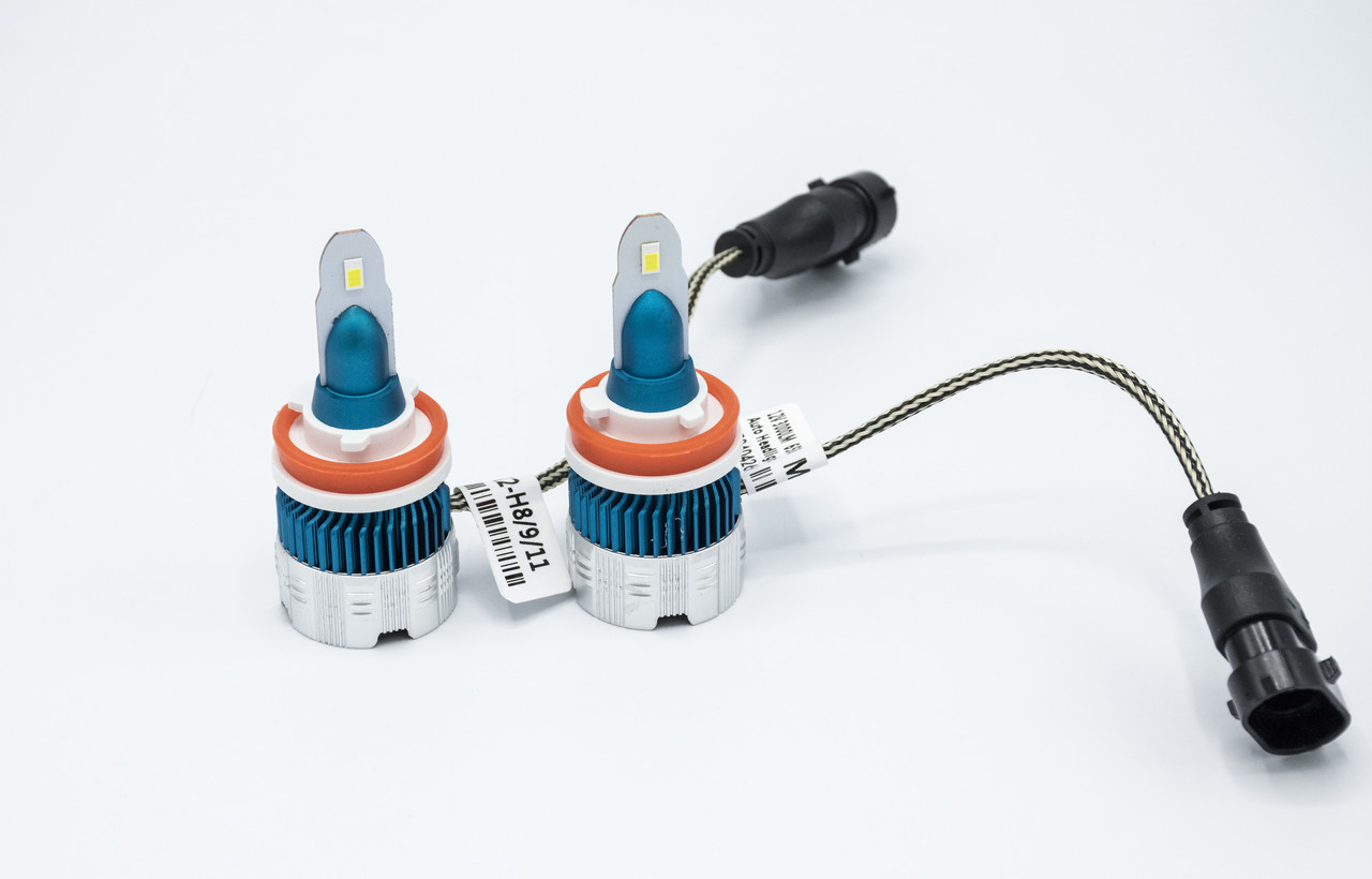Mi2-H11 LED лампи головного світла/12v/6000K/3000Lm/1шт, фото 1