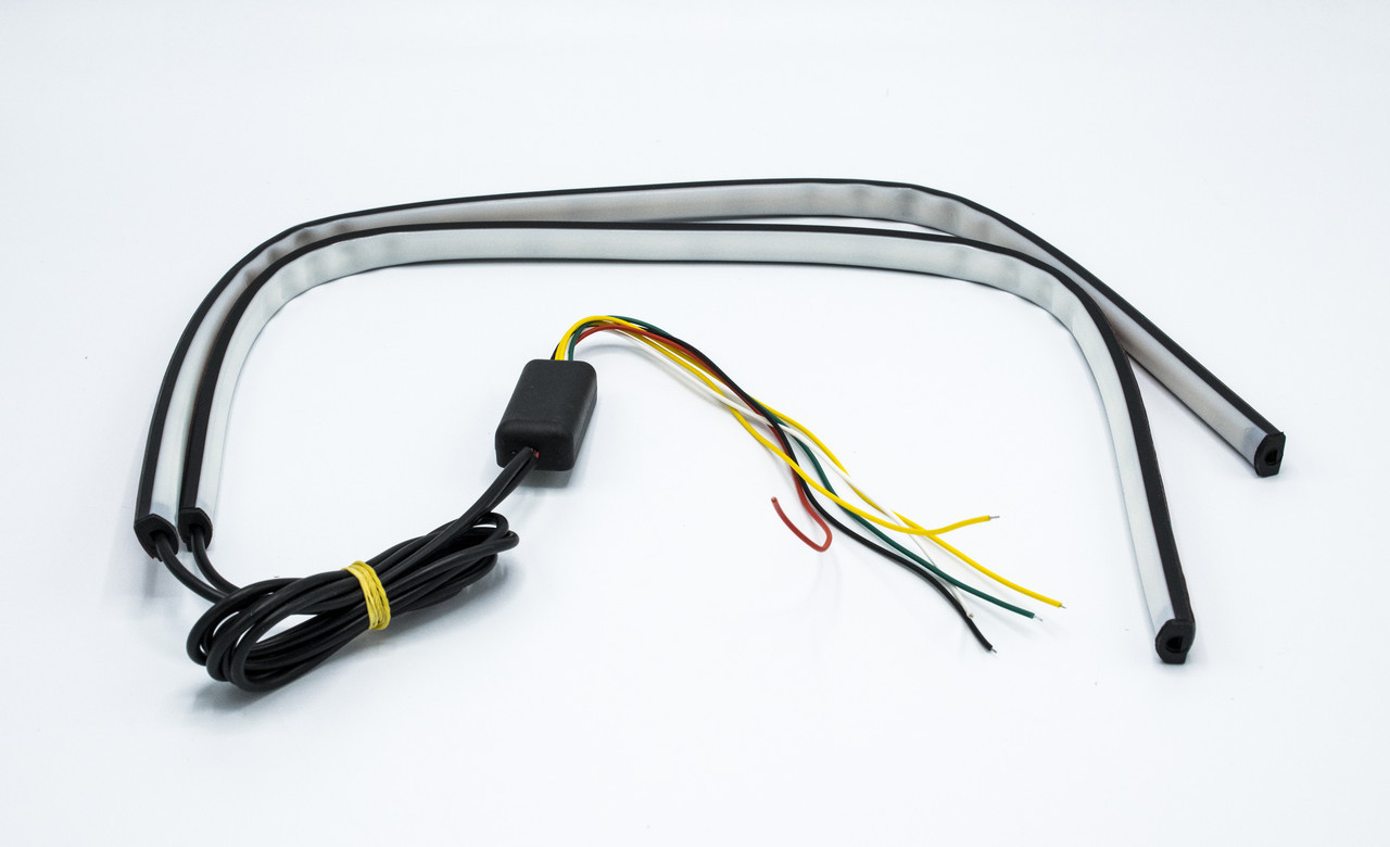 DRL з функцією БІЖИТЬ повороту "LED Knight Rider Lights"/4режіма (к-кт 2х45см)