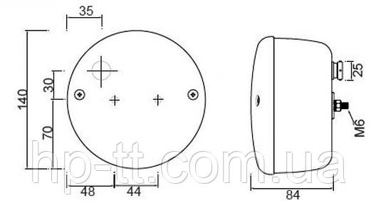 Ліхтар задній Aspock 3-Kammerleuchte LED 10927, фото 2