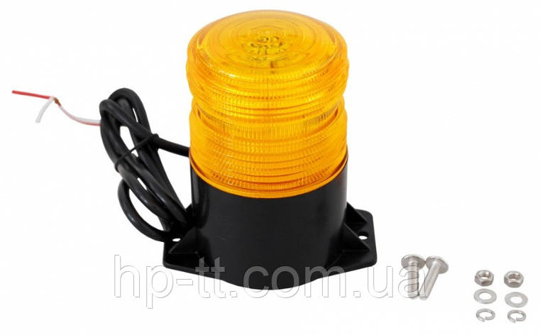 Проблисковий маячок HP-trailer жовтий LED 10891, фото 1