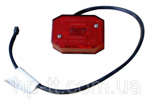 Задній червоний контурно-габаритний ліхтар з відбивачем Aspock Flexipoint Led 60205, фото 1