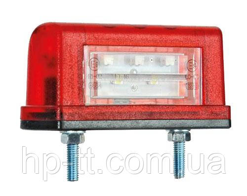 Підсвічування номерного знака Fristom FT-016/A LED зі стоянковим світлом, фото 1