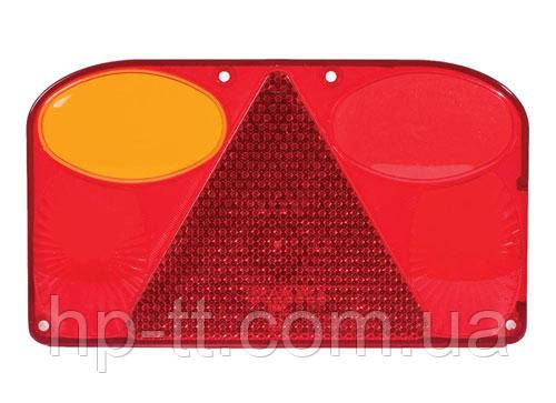 Скло заднього ліхтаря Fristom FT-088 KLPM лівого з протитуманним світлом