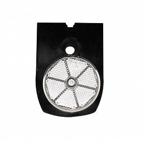 Катафот Aspock белый круглый с кронштейном 10217