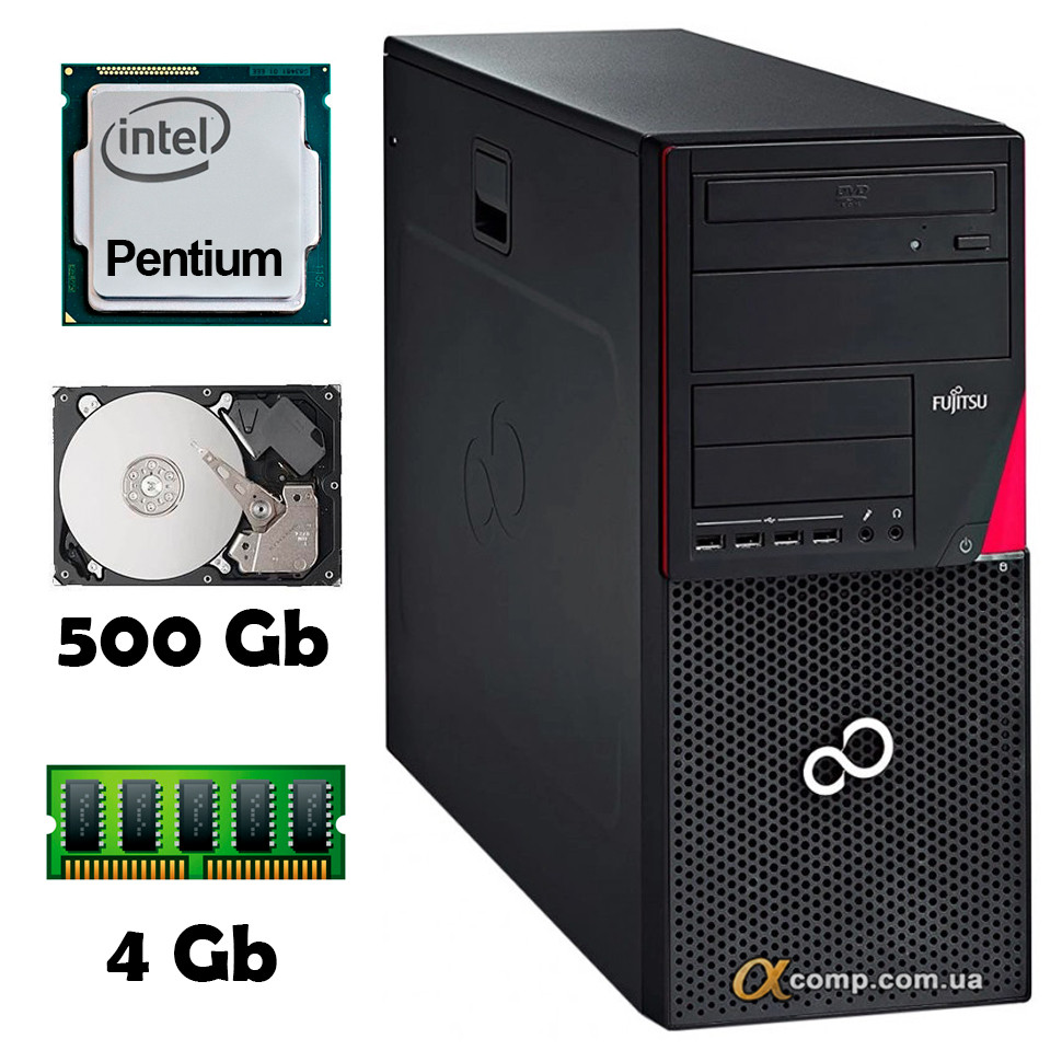 Комп'ютер Fujitsu P920 (Pentium G3220/4Gb/500Gb) Tower БУ•, фото 1