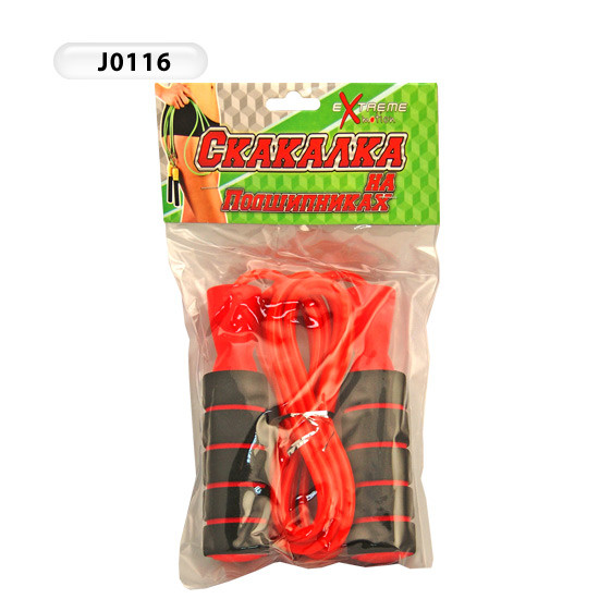 R07479 (J0116) Скакалка з підшипниками довжина 2,8 м, фото 1