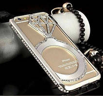 Бампер для iPhone 6 Plus зі стразами Кільце з діамантом