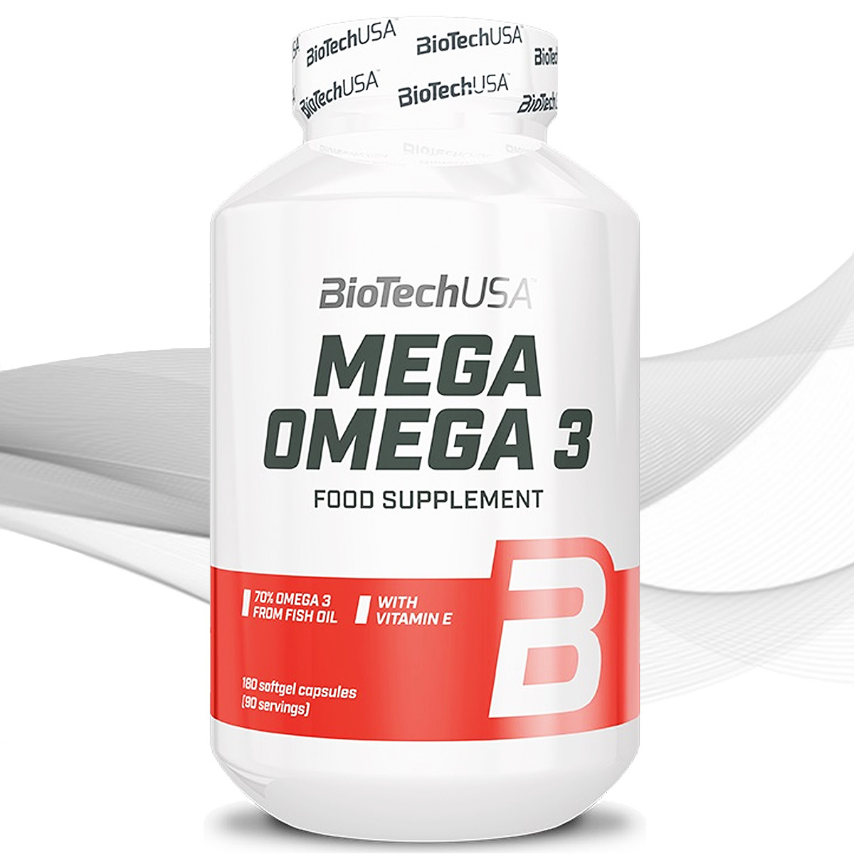 Рибний жир Biotech Usa Mega Omega 3 180 softgel caps