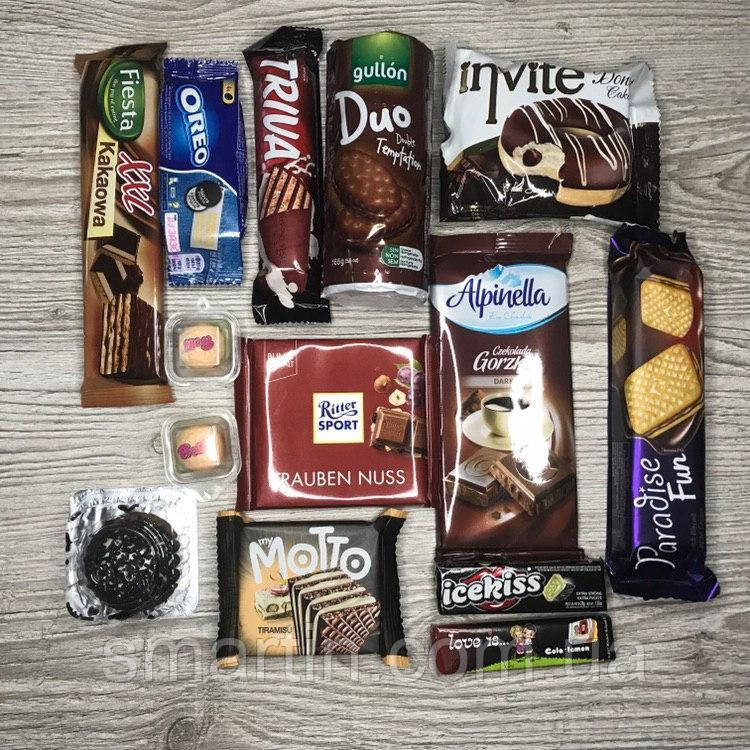 Набор импортных сладостей в подарочной упаковке Sweet Box (Свит бокс ...