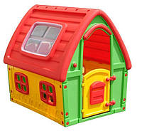 Детский домик для улицы и дома, 123,5x102,5x121,5 см, разноцветный, пластик, сборный (50-560)