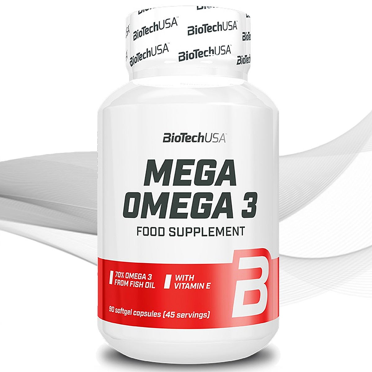 Рибний жир Biotech Usa Mega Omega 3 90 softgel caps