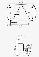 Ліхтар задній Aspöck Multipoint III лівий (24-8000-007) 10034000, фото 2