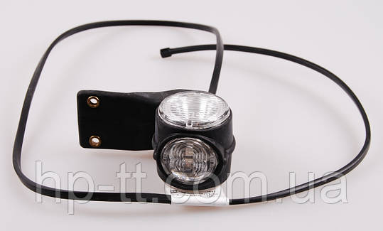 Контурно-габаритний ліхтар червоно-білий на гумовому кронштейні Aspock Superpoint III Led 10618, фото 1