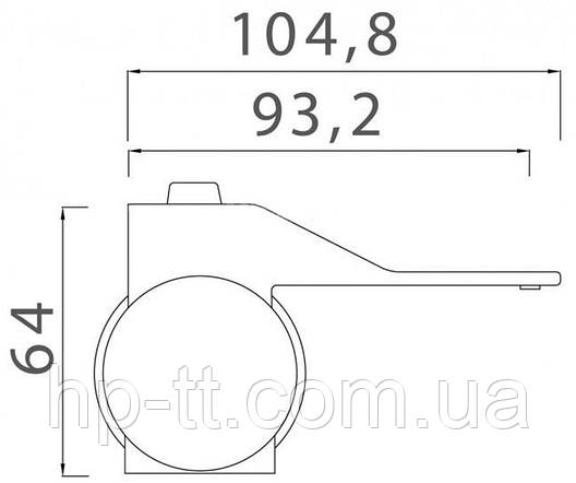 Контурно-габаритний ліхтар червоно-білий на гумовому кронштейні Aspock Superpoint III Led 10618, фото 2