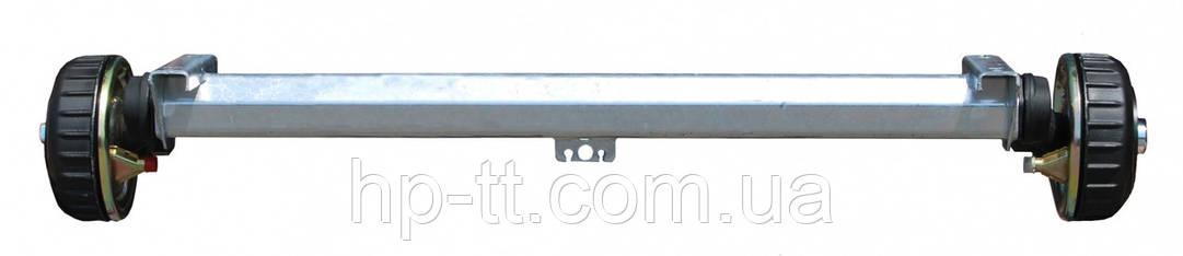 Вісь торсійна AL-KO з гальмом 1000 кг маточина 112х5 1450 мм 645250, фото 1