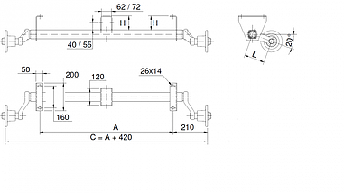 Безгальмівна вісь Schlegl МВ 8 11031