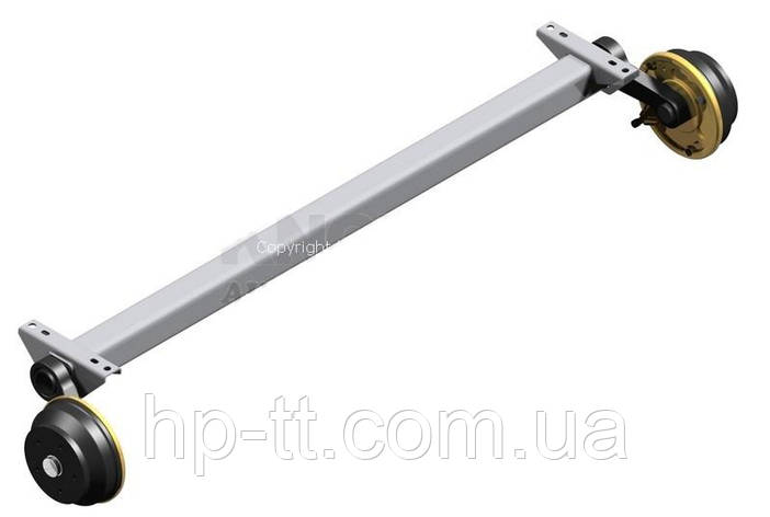 Вісь торсійна з гальмом Autoflex-Knott VGB 10-M 98*4 1000 кг 1400 мм 6AE470.005, фото 1