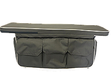 Сумка-багажник під сидіння з м'якою накладкою (100 х 20 х 4) сірий