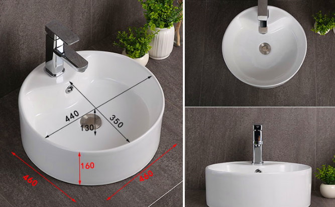 Раковина накладна Beauvaia RD-408-2, фото 1