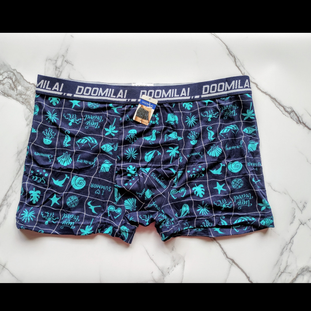 Труси чоловічі Doomilai бірюзовий принт розмір 52, фото 1