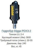 Гидровращатель Digga PDX3