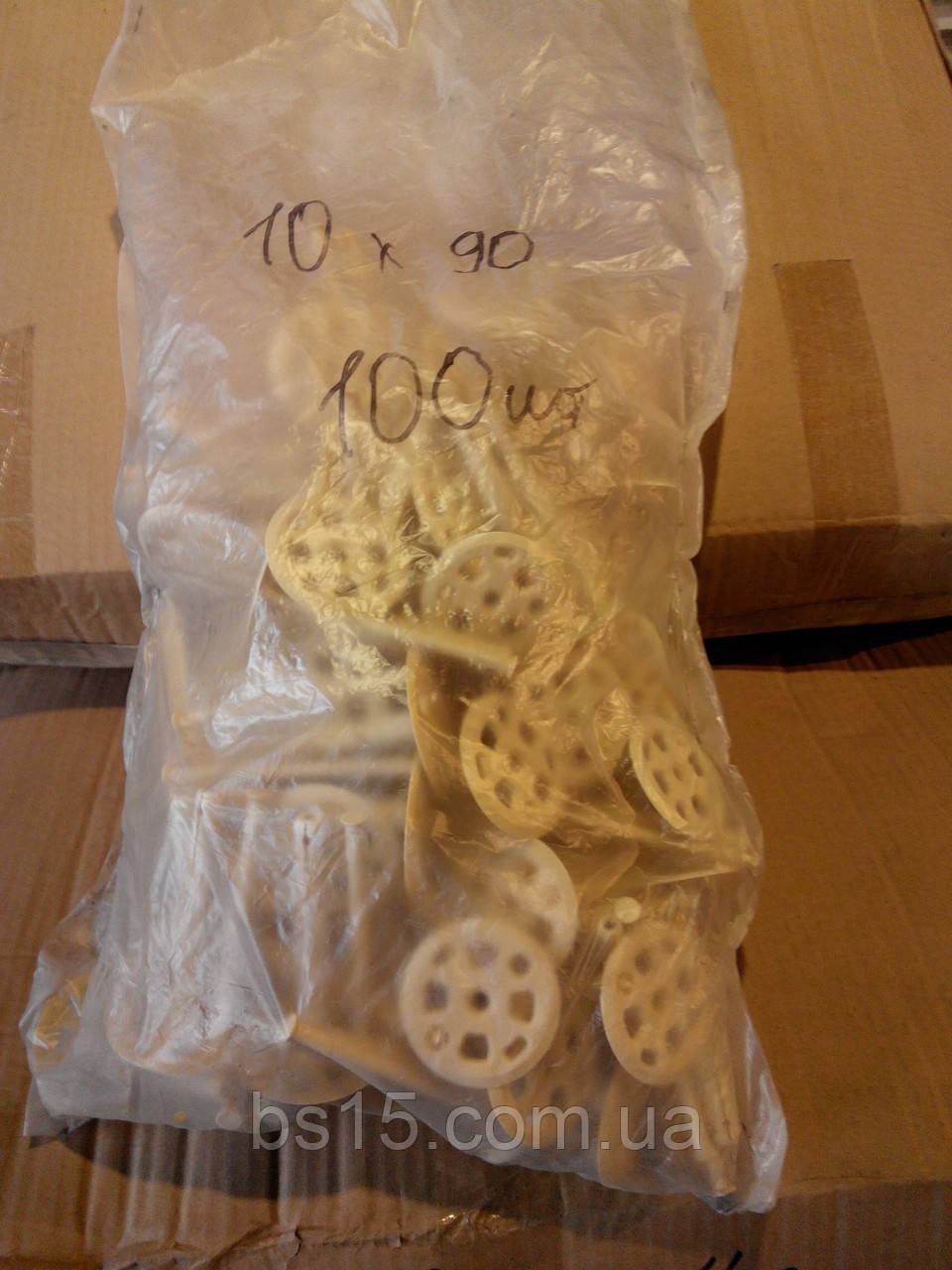 Дюбель 10х100 парасольок для кріплення мінеральної вати з пластиковим цвяхом, фото 1