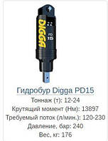 Гидровращатель Digga PD15