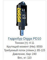 Гидровращатель Digga PD10