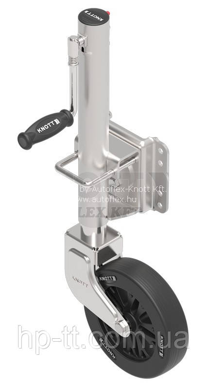 Гвинтове опорне колесо Autoflex-Knott TK51-210/50 M 150 кг з хомутом 6D7983.001