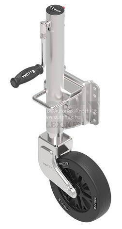 Гвинтове опорне колесо Autoflex-Knott TK51-210/50 M 150 кг з хомутом 6D7983.001, фото 1