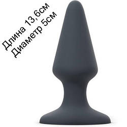 Анальна пробка Dorcel Best Plug L м'який soft-touch силікон, макс. діаметр 5,1 см