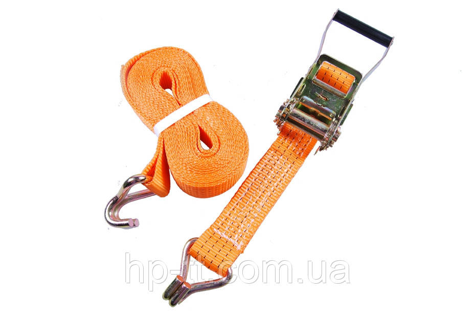 Стяжний ремінь із тріскачкою 5 мм, 8 метрів