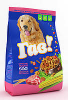 Сухий корм для дорослих собак з М'ясним асорті 500 г Гав