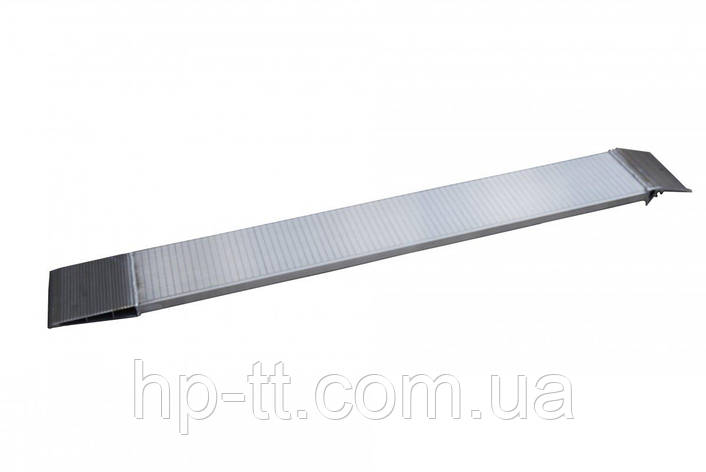 Рампа алюмінієва HP-trailer 250 кг з опорами 1850х220х45 мм 20400, фото 1