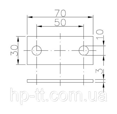 Пластина для ZBF 10-PO Winterhoff 1860053, фото 2