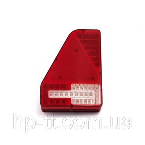 Світлодіодний ліхтар задній Bakker лівий кабель 5 pin 303921, фото 1