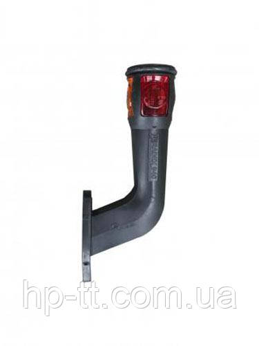 Ліхтар габаритний лампочный (ріжки) Radex правий червоний+білий+жовтий 303714-1