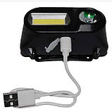 Ліхтар налобний BL-1804A COB XPE, фото 7