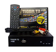 Т2 ресивер тюнер TIGER IPTV + Internet+ Обучаемый пульт