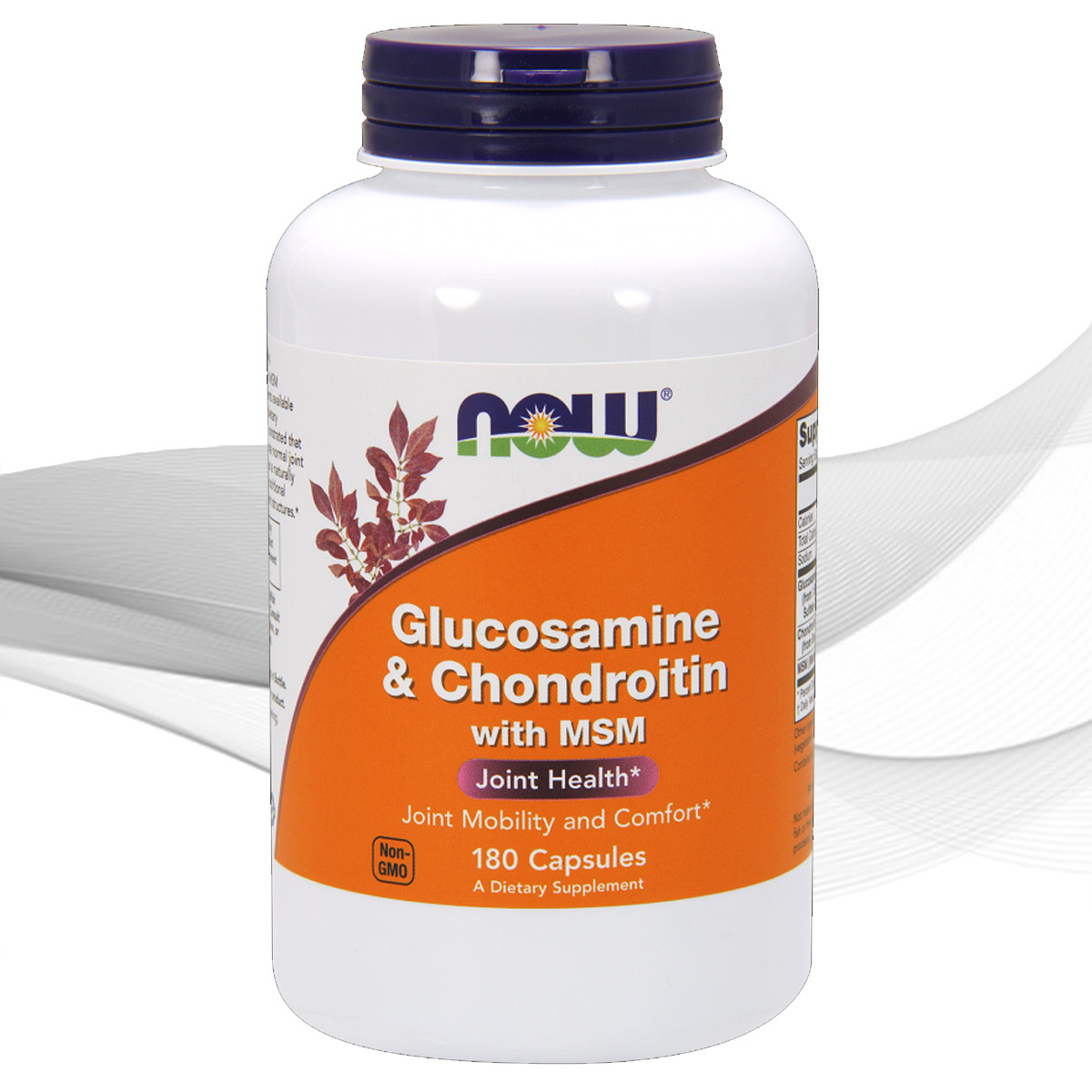 NOW Glucosamine 500 Chondroitin 400 MSM 180 кап.