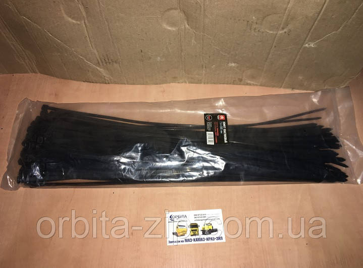 DK22-7.6х500BK Хомут пластиковий 7.6х500 мм. чорний 100 шт./паковання