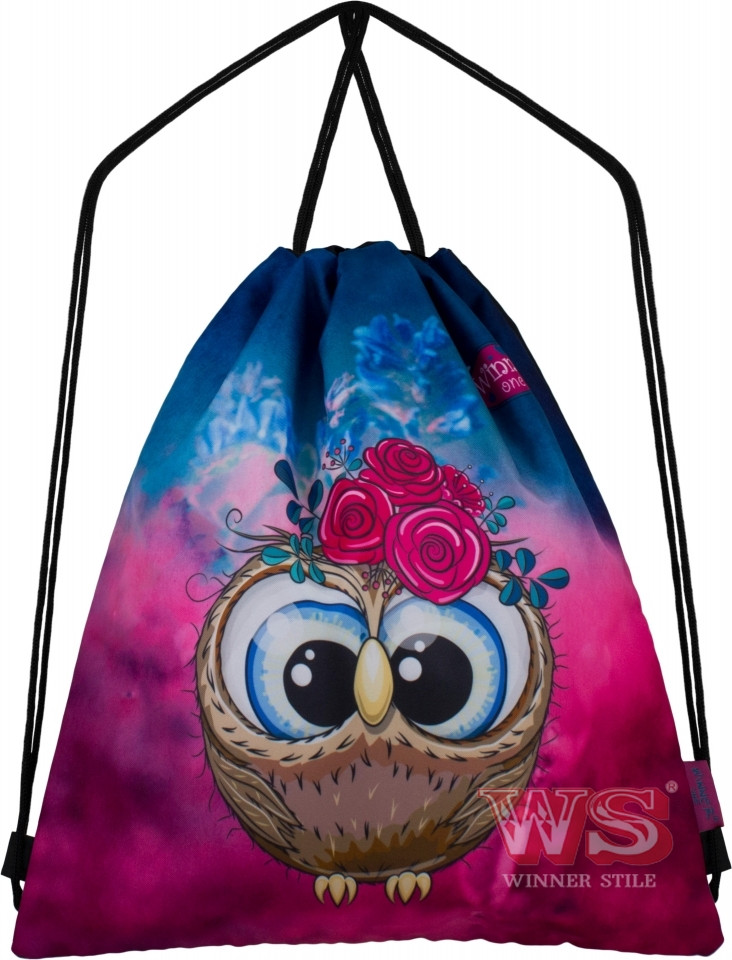 Сумка для змінного взуття для дівчинки WINNER ONE Сова М-38
