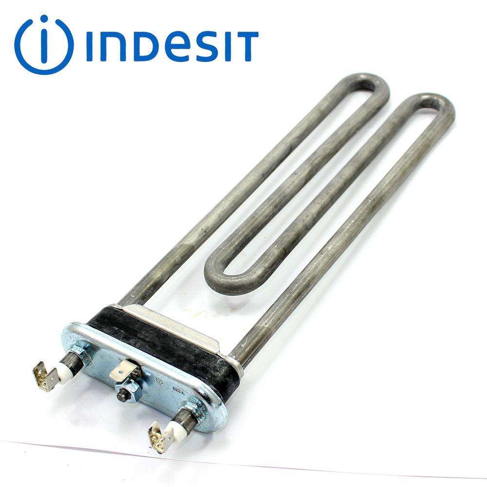 Тен для пральної машини Indesit 1950W (230 мм без отвору) код C00275764 - тен до пральної машини, фото 1