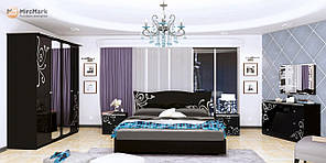 Спальня "Богема" від Миро-Марк (чорний глянець) зі знижкою 5% та безкоштовною доставкою