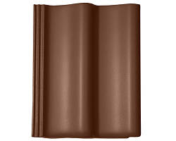 Ланцюгово-піщана черепиця BRAAS Дабл S каштанова